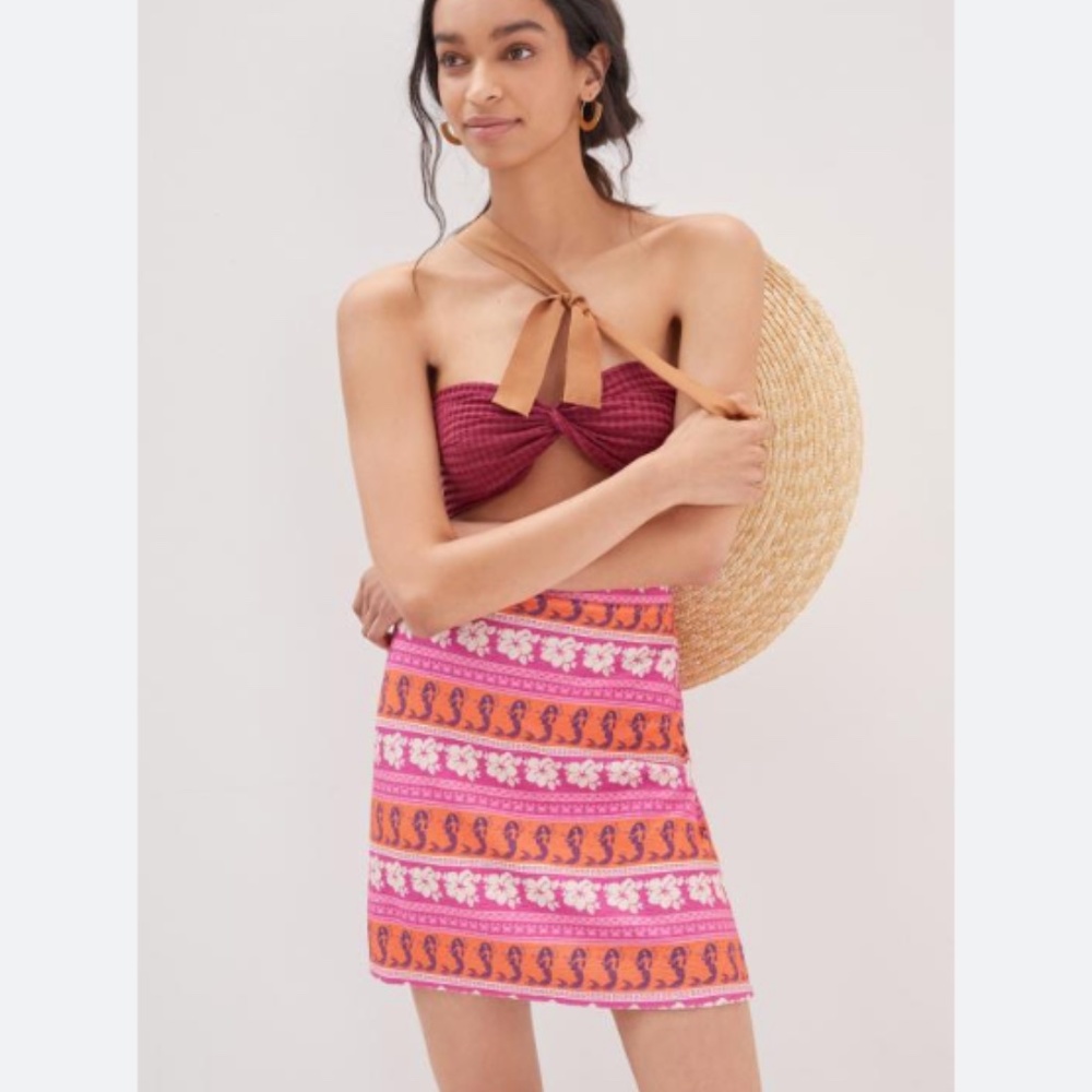 Farm Rio Knit Mini Skirt